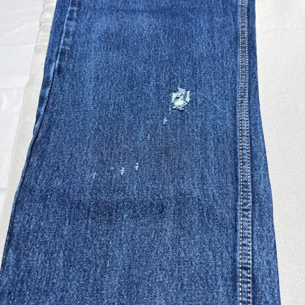Levis 505 Regular Fit Straight Leg Jeans Mens 42x32 Medium Wash Blue 00505-0216
